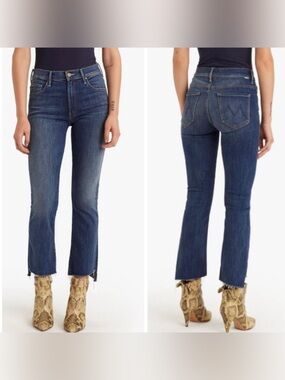 Mother Insider Crop Step Fray Not Rough Enough Jeans Size 26